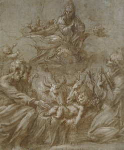 The Nativity of Christ by Parmigianino